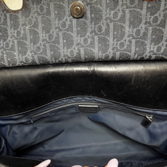 Vintage💙DIOR💙Diorissimo Flight Flap Bag - Picture 9 of 15